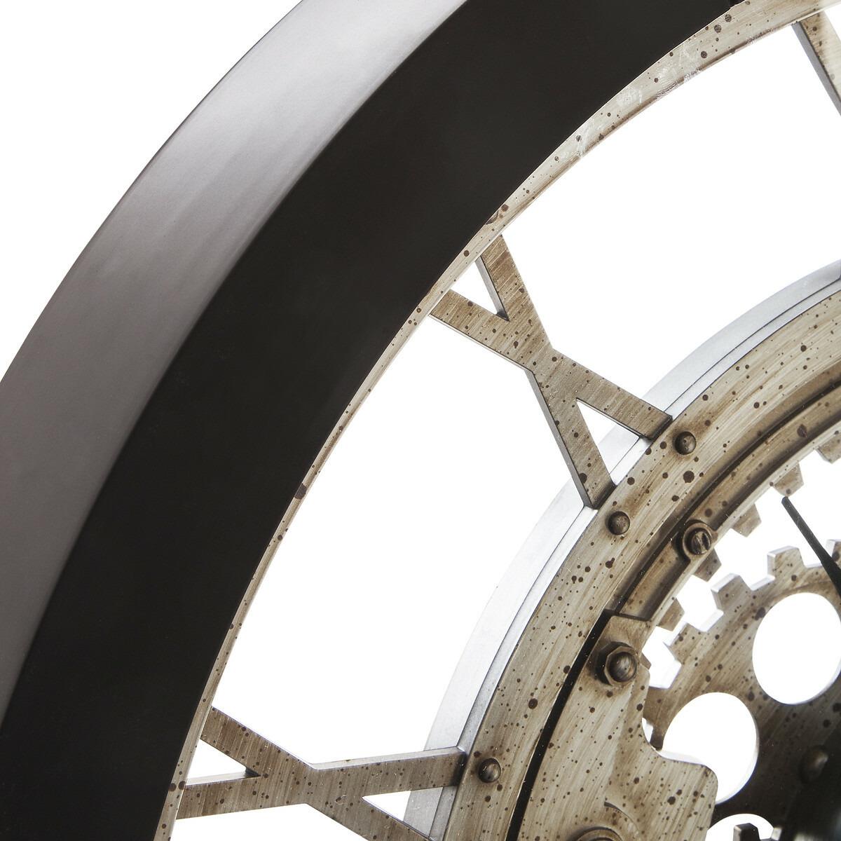 Atmosphera Wandklok|muur klok - Vintage - Dia 61 cm - kunststof|glas