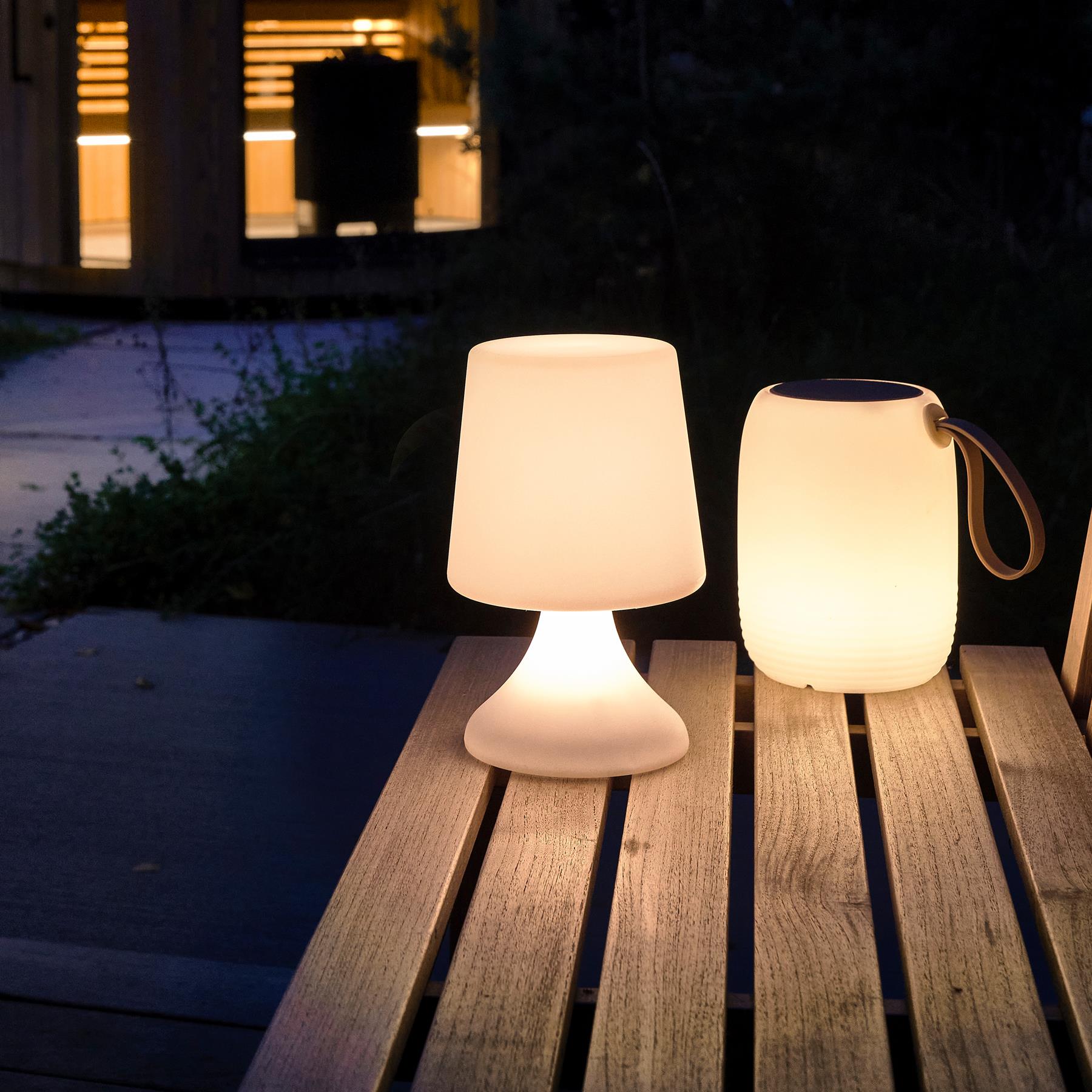 Villa Collection Midnat LED Tafellamp - Lichtgrijs