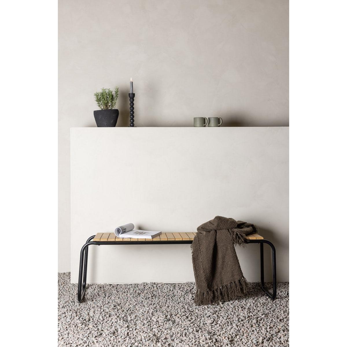 Nest outdoor Jonas tuinbank naturel - 136 x 46 cm