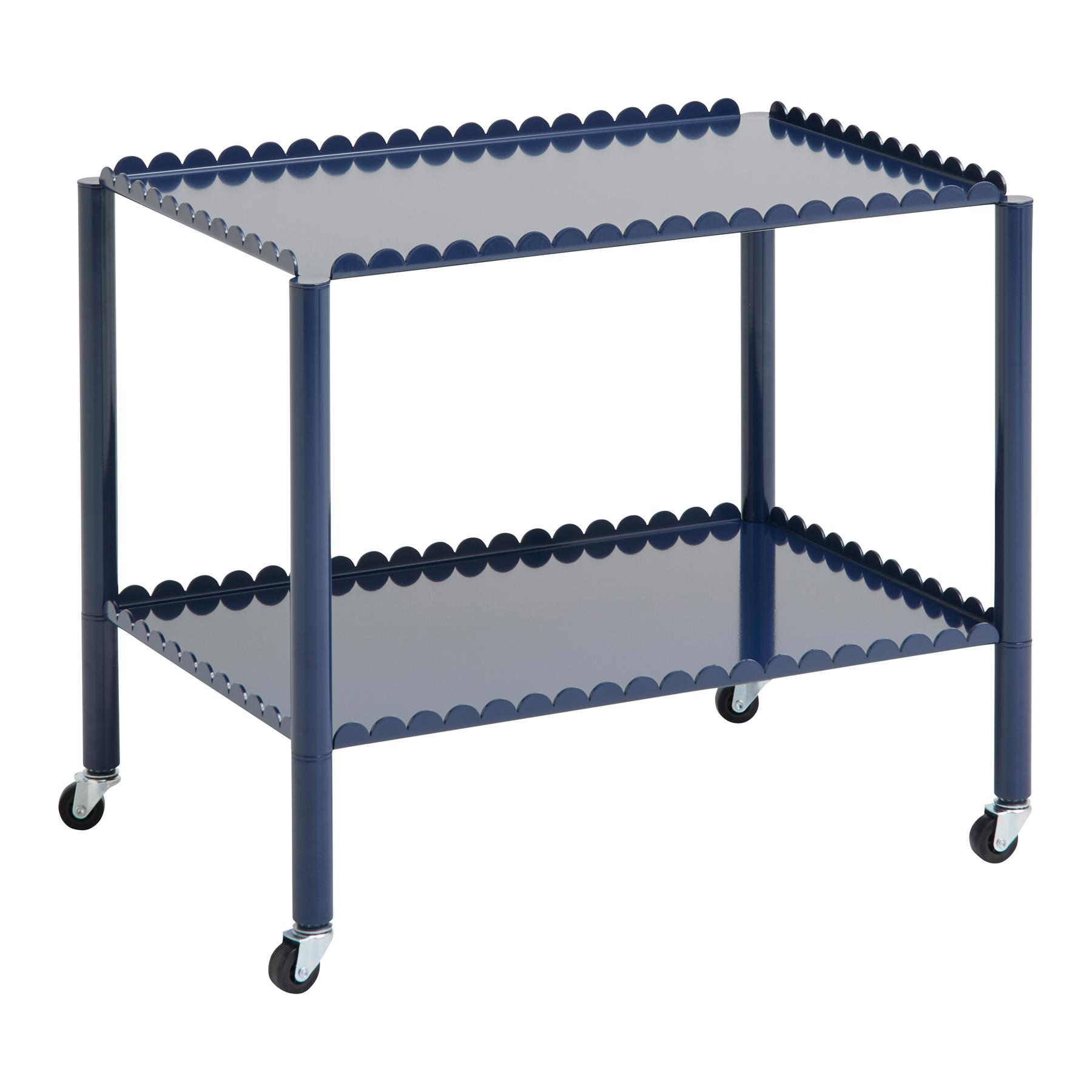 HAY Arcs Trolley Low Bijzettafel - Steel Blue