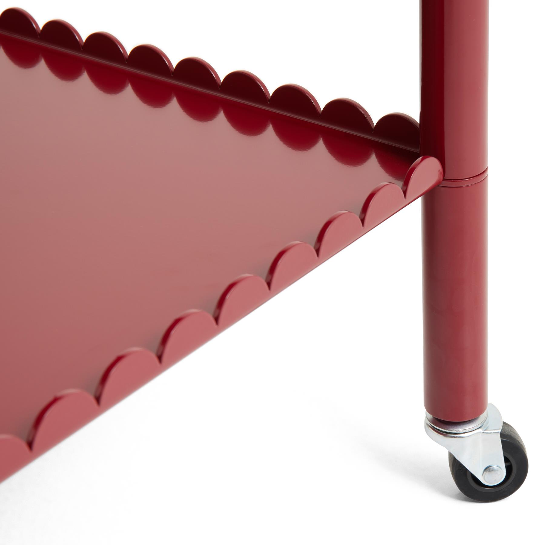 HAY Arcs Trolley High Bijzettafel - Auburn Red