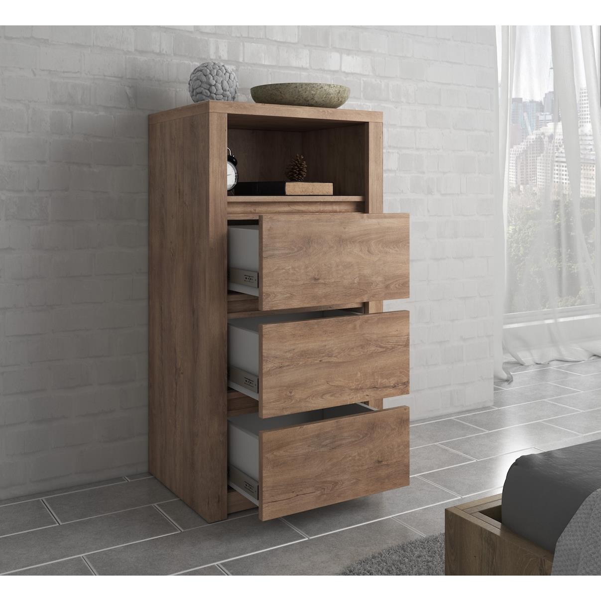 Meubella Ladekast Monaco - Eiken - 50 cm