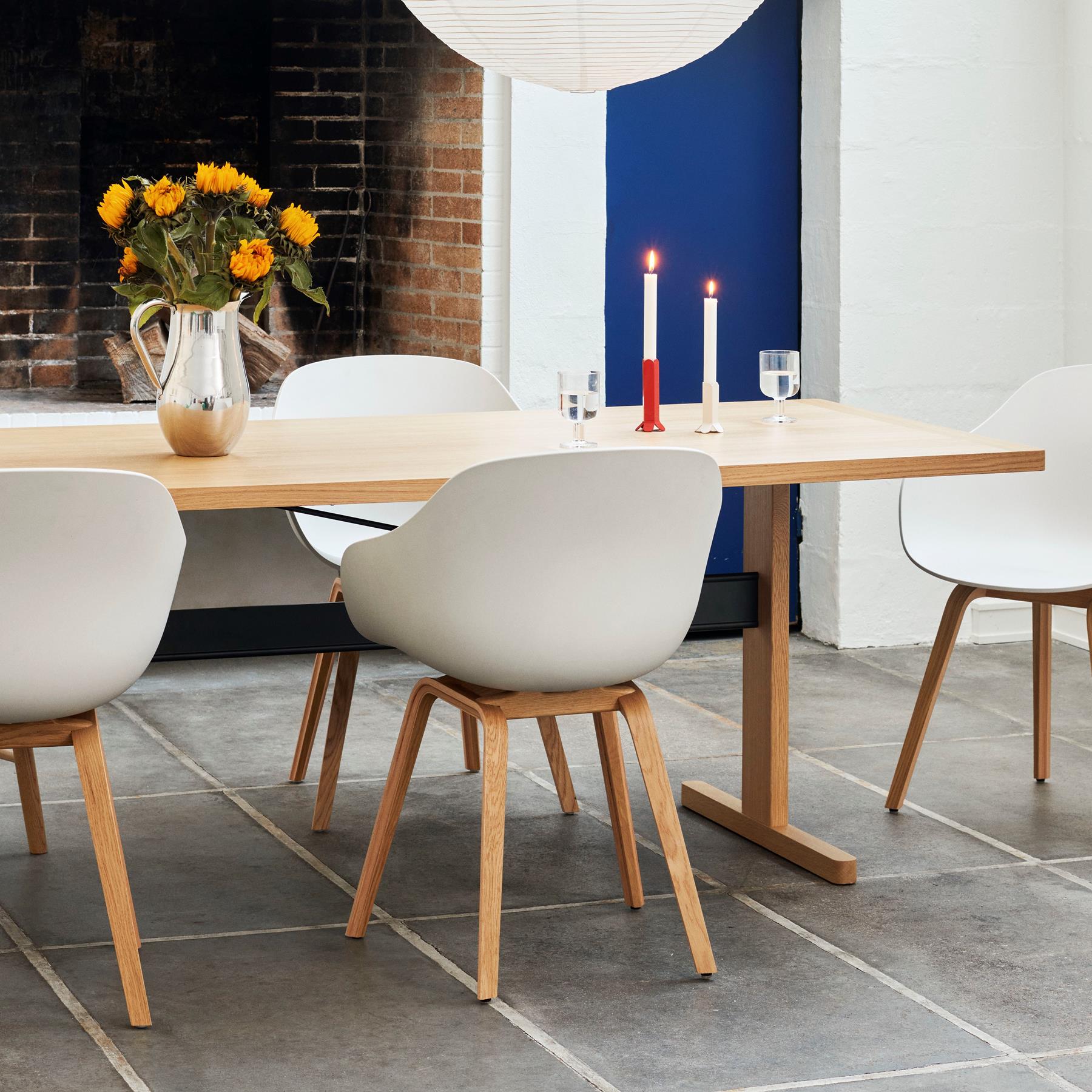 HAY About a Chair AAC222 Stoel - Oak - Melange Cream