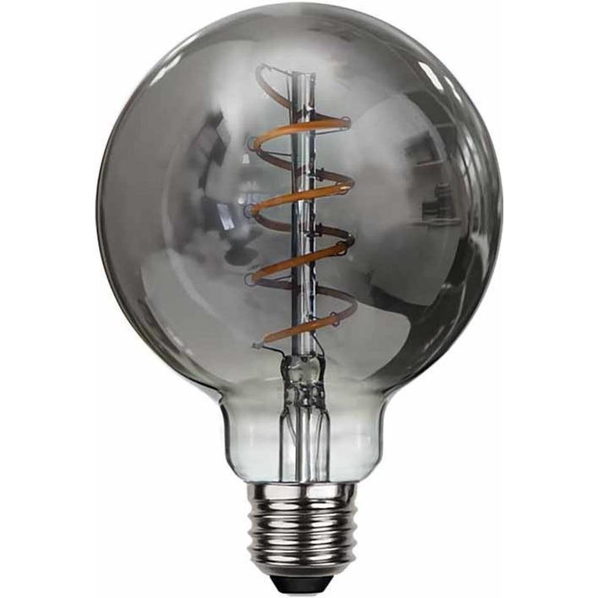 Highlight E27 4Watt Smoke Spiraal 95mm  Dimbaar