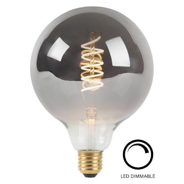 Highlight E27 4Watt Smoke Spiraal 95mm  Dimbaar