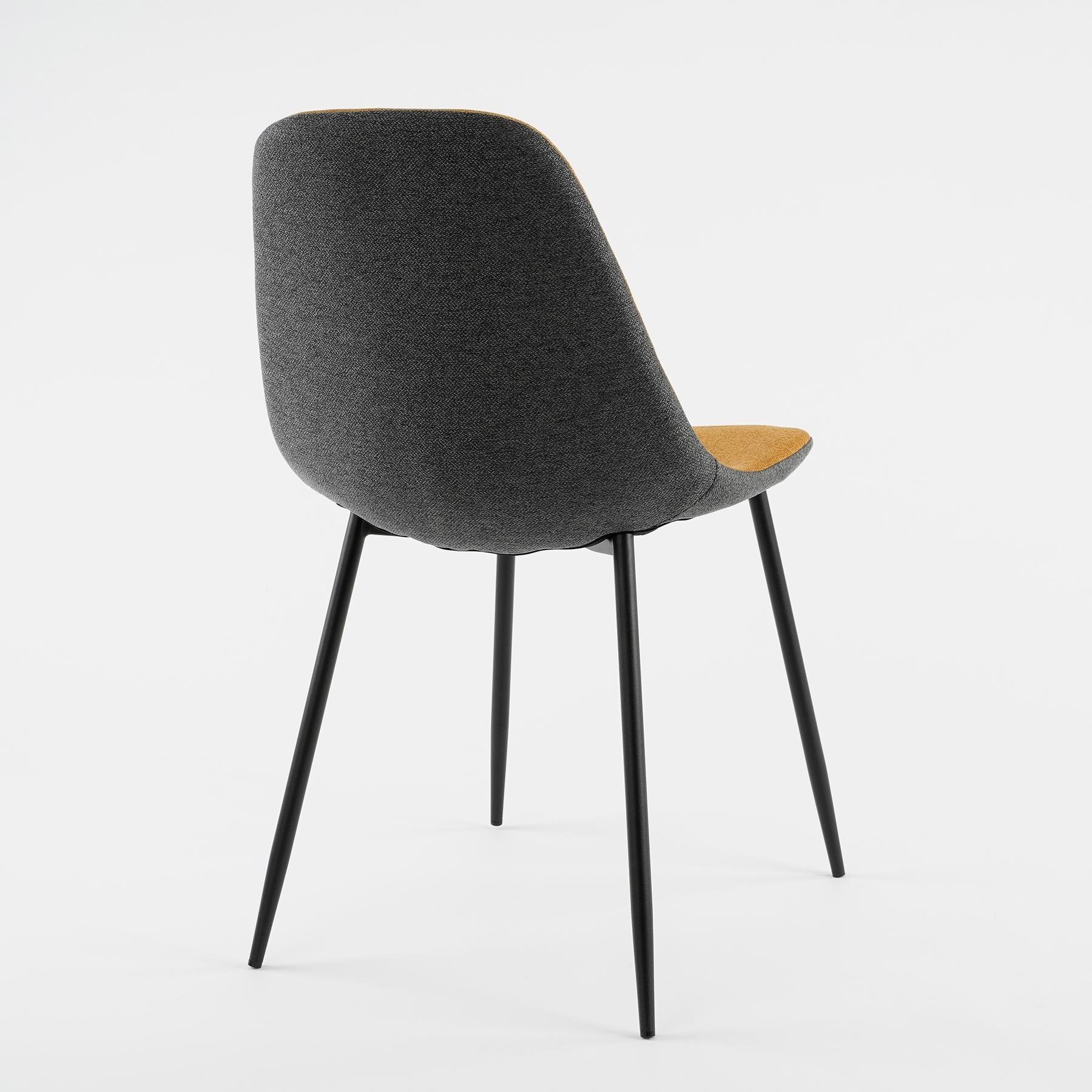 Mica Decorations Tallos Eetkamerstoelen - Gerecycled Polyester - Oker