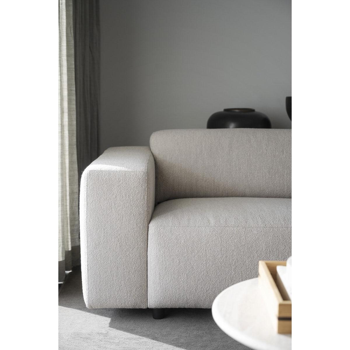 Rowico Home Willard 4-zits Bank - Lichtbeige Stof