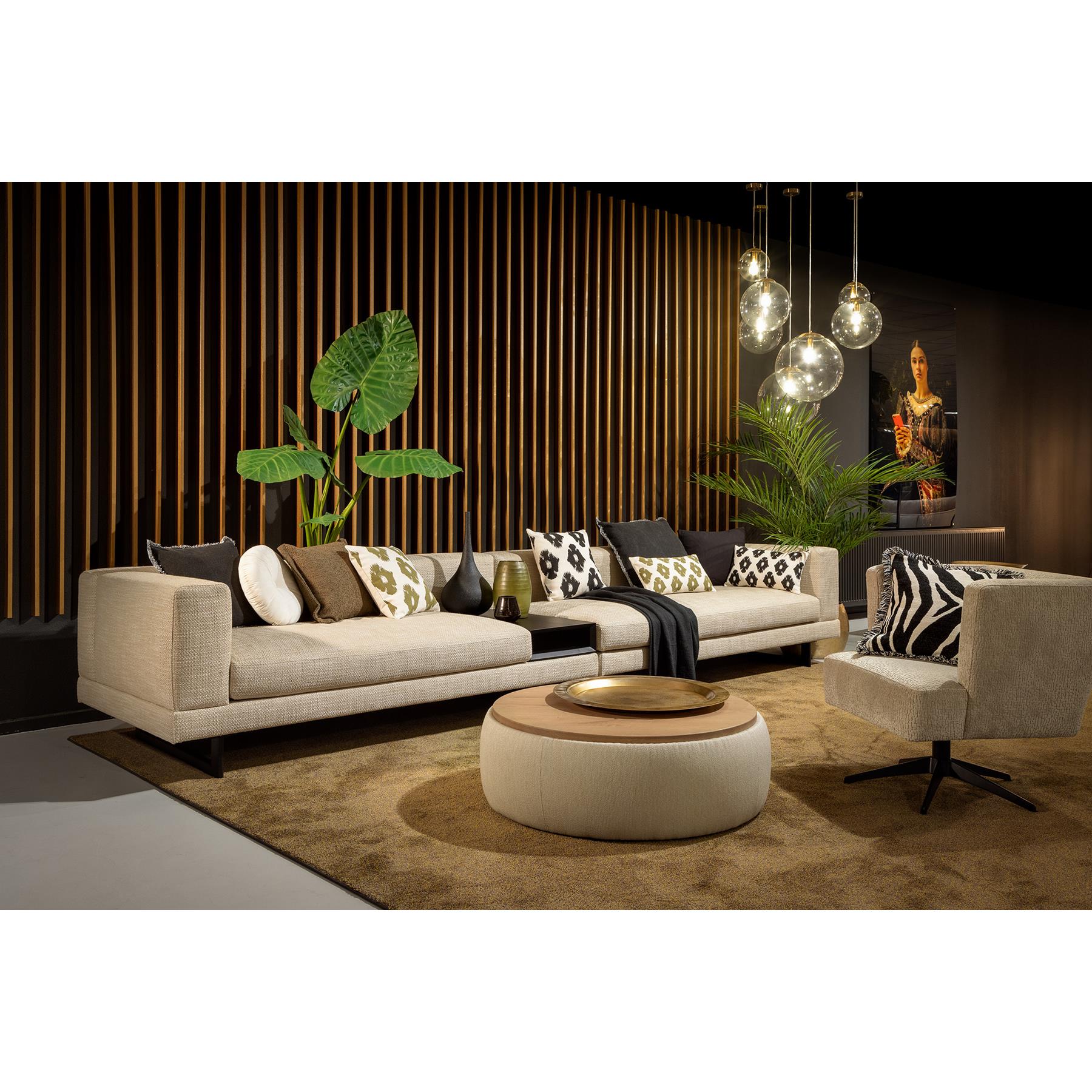 Dutch Decor Plaid 140x180 cm - JUNE - deken van geweven katoen - zwart