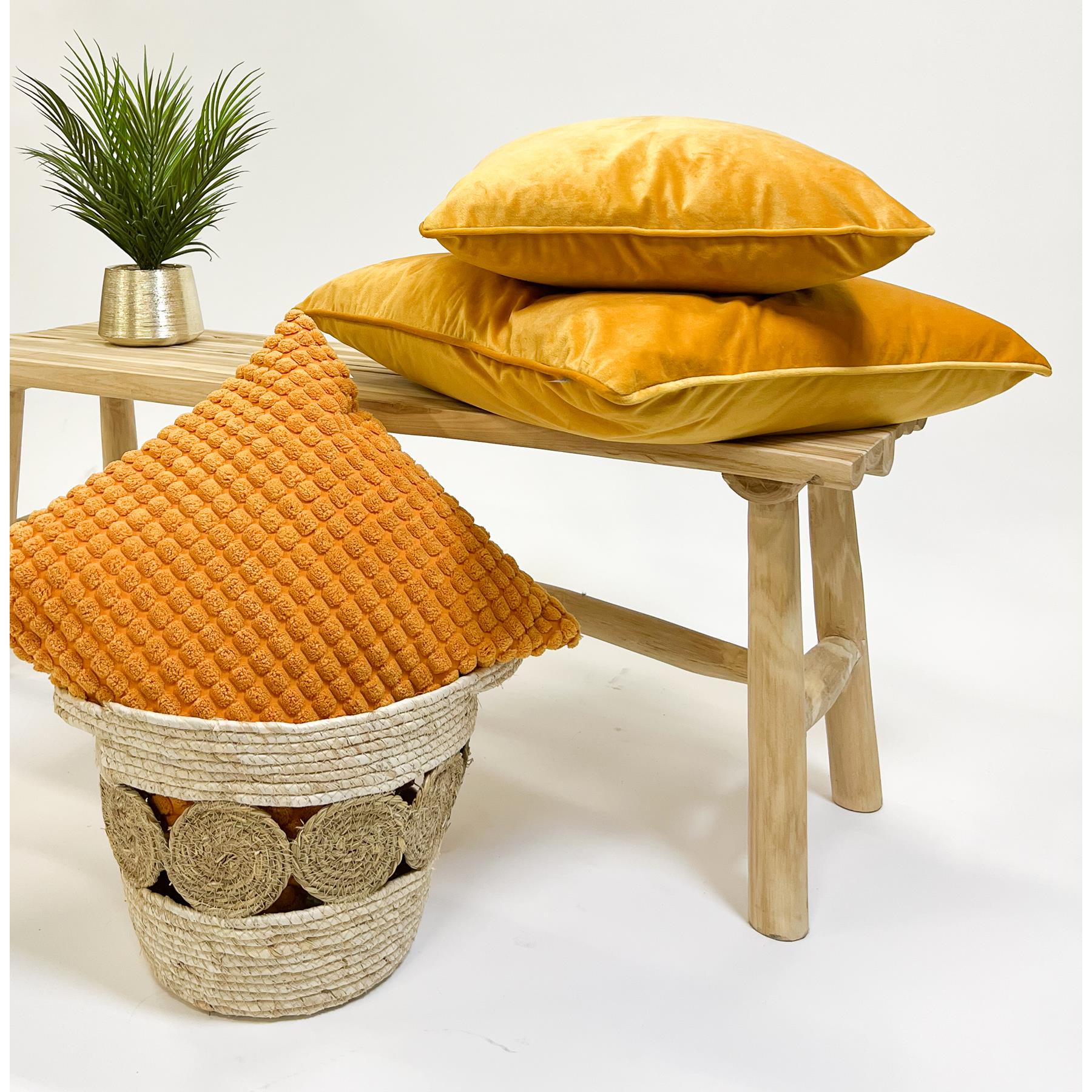Dutch Decor kussenhoes FINN - 60x60 cm Golden Glow