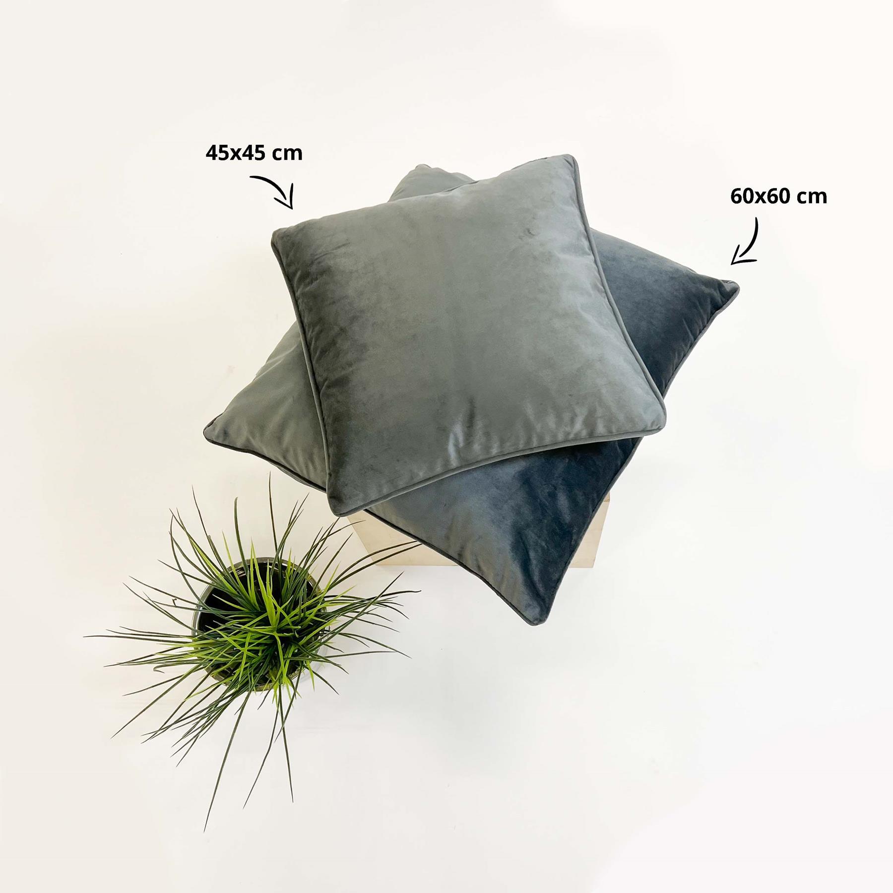 Dutch Decor kussenhoes FINN - 60x60 cm Charcoal Gray