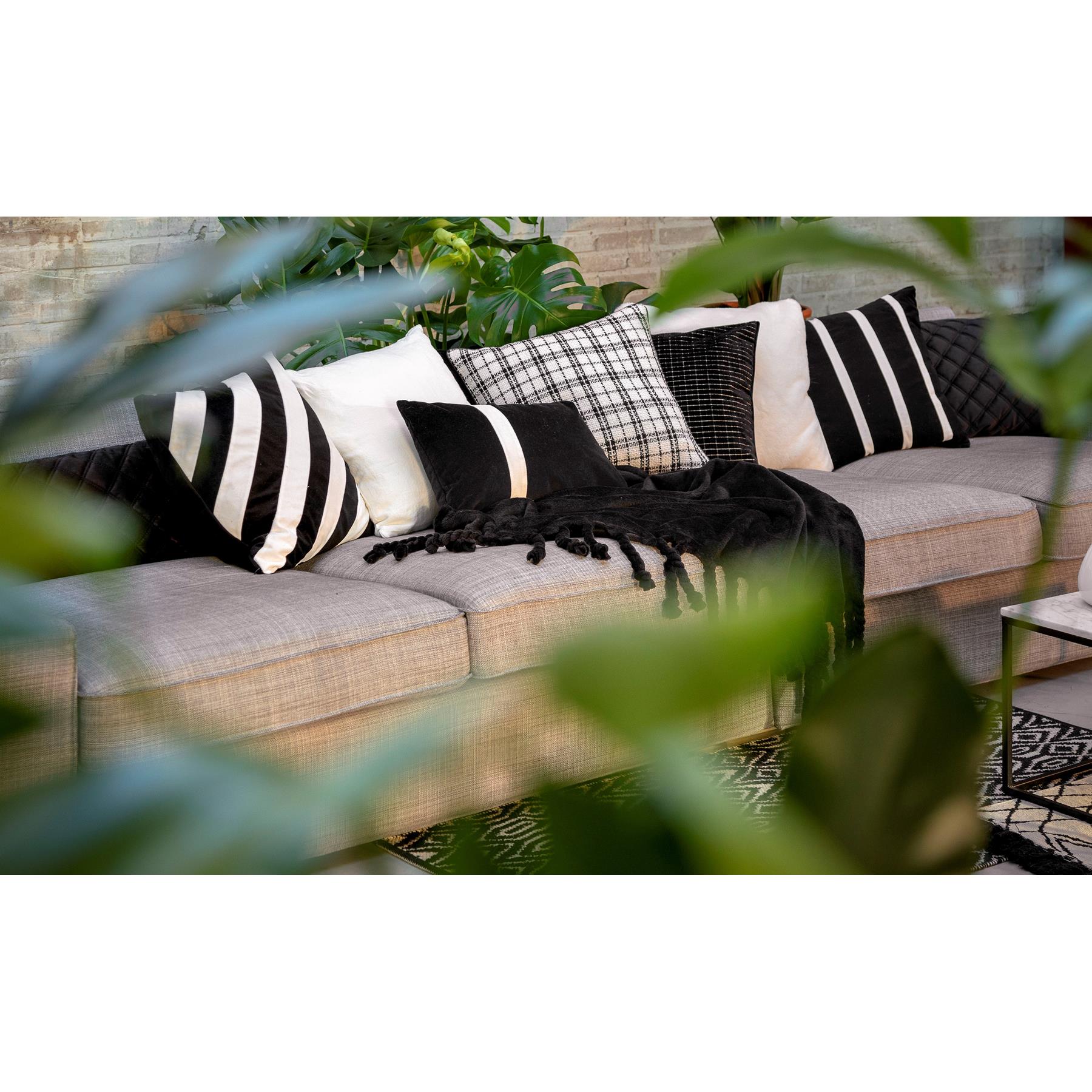 Dutch Decor kussenhoes PEMM - 45x45 cm Raven