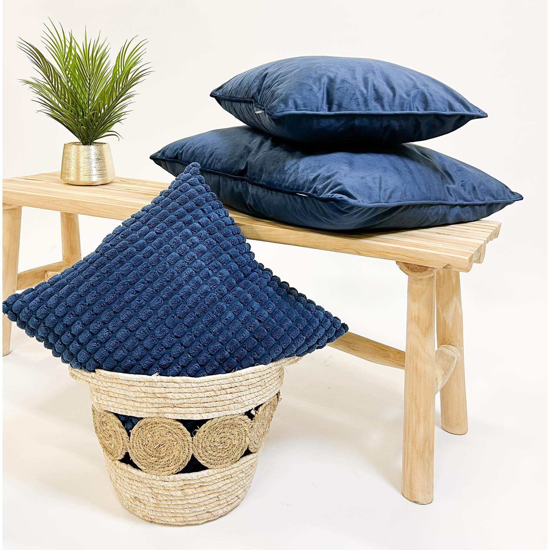 Dutch Decor kussenhoes ROME - 45x45 cm Insignia Blue