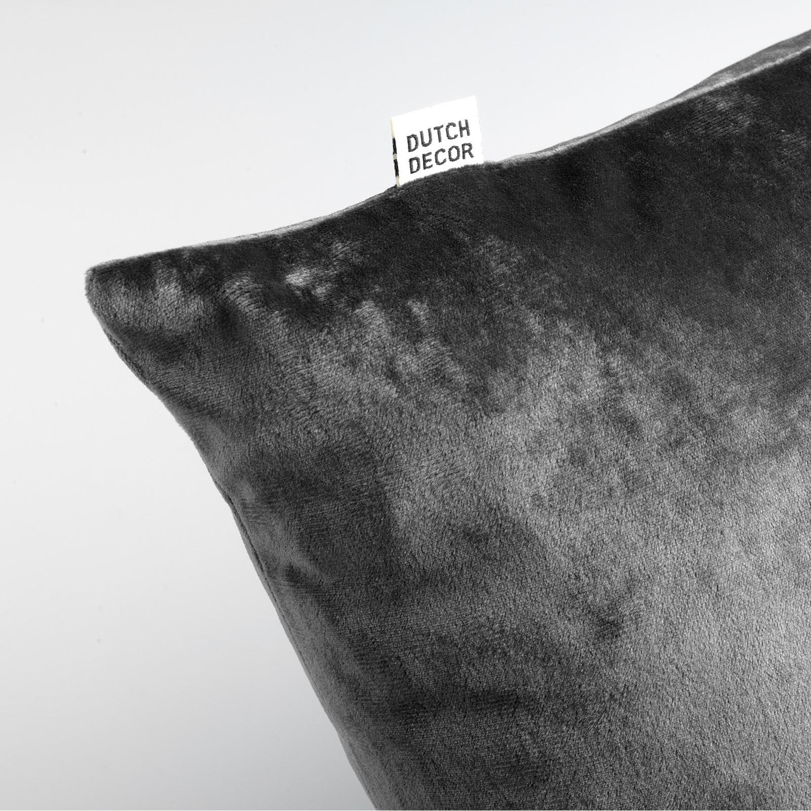 Dutch Decor kussenhoes SKY - 45x45 cm Charcoal Gray