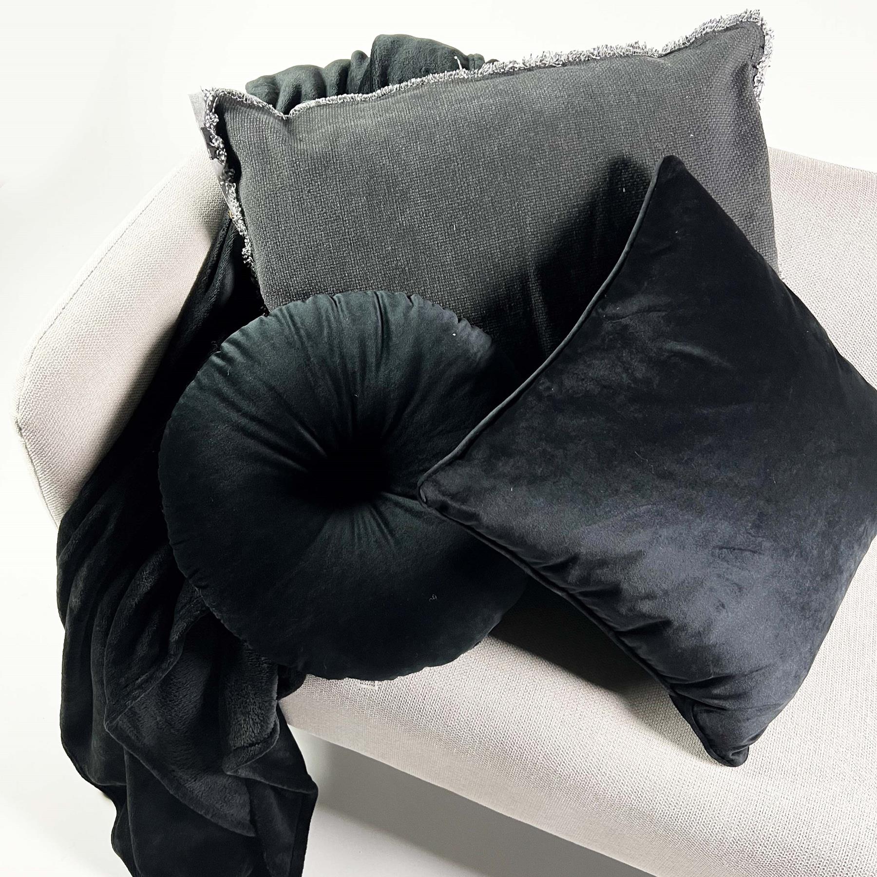 Dutch Decor kussenhoes FINN - 45x45 cm Raven