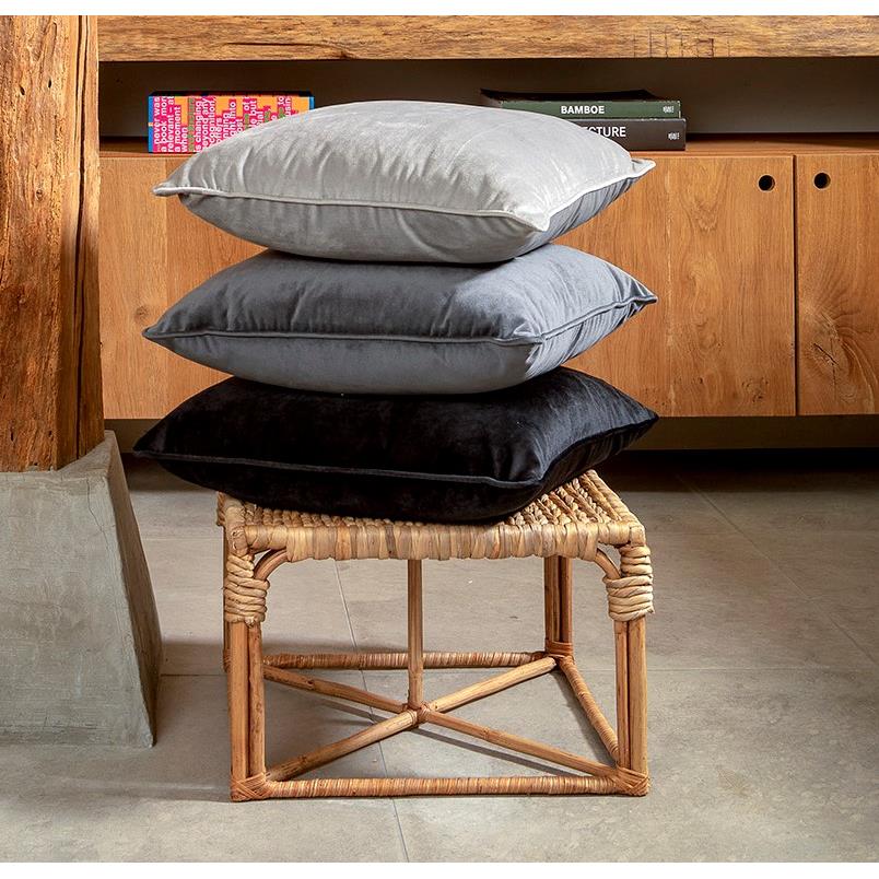 Dutch Decor kussenhoes FINN - 45x45 cm Charcoal Gray