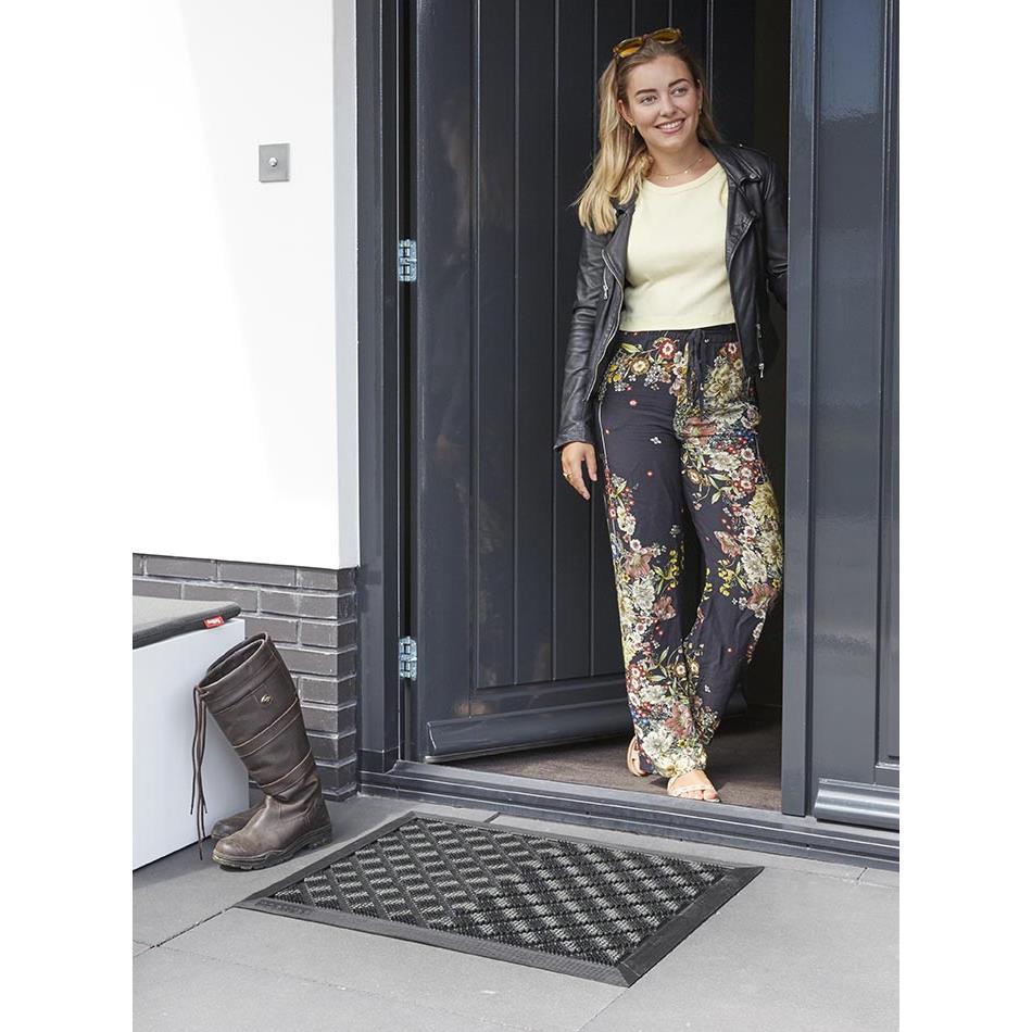 MD Entree - Schoonloopmat - V-Power - 60 x 80 cm - Antraciet