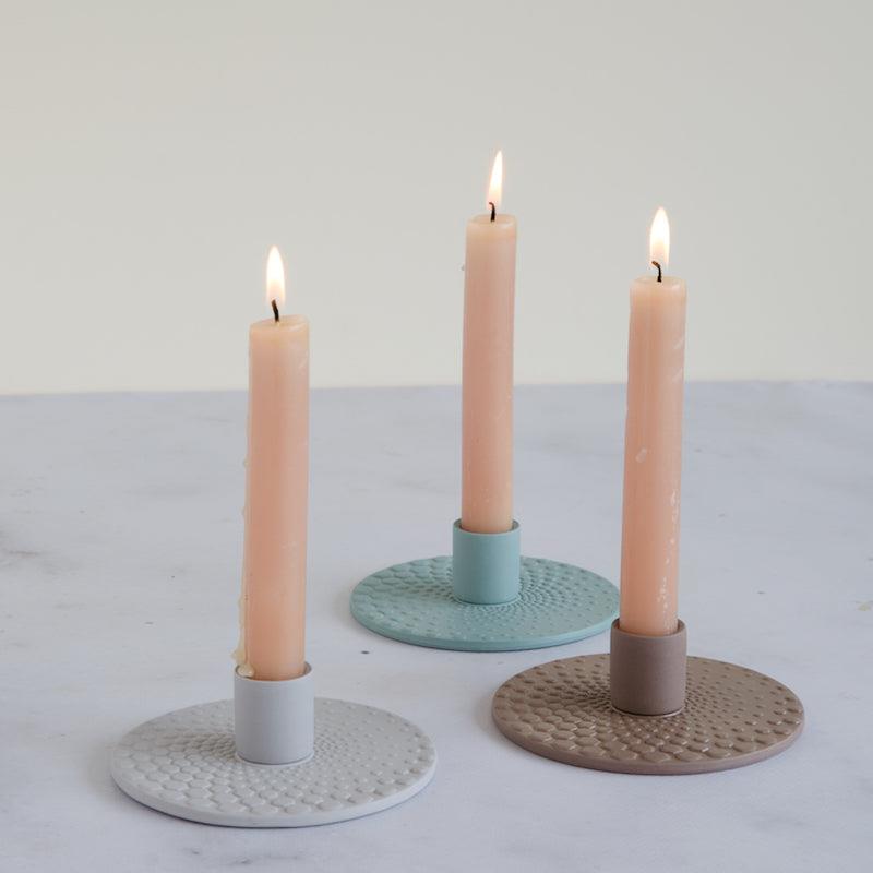 Home Delight - Kandelaar Emma bruin keramiek