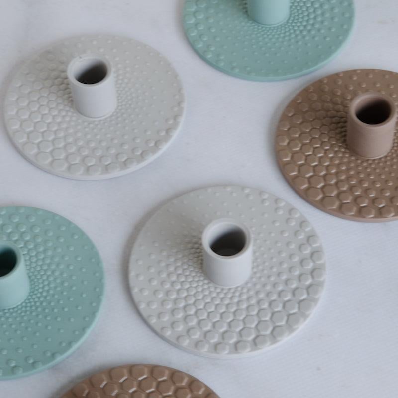 Home Delight - Kandelaar Emma bruin keramiek