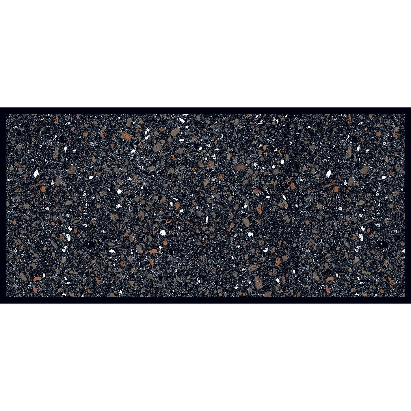 MD Entree - Design mat - Universal – Terrazzo Black – Vloerkleed – Met