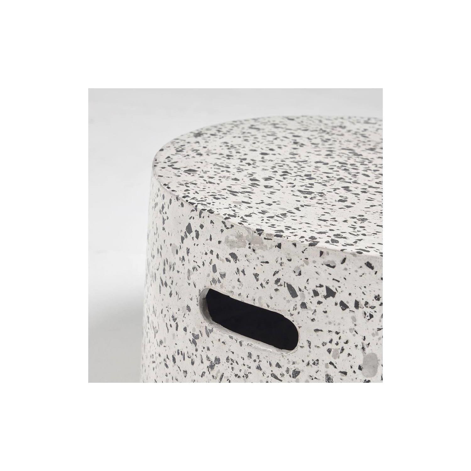 Kave Home - Jenell wit terrazzo koffietafel Ø 52 cm