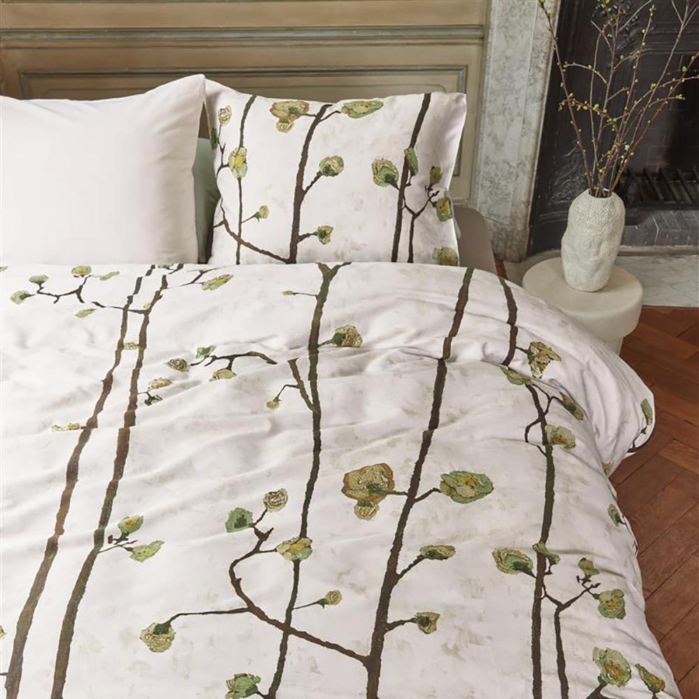 Beddinghouse x Van Gogh Plum Blossoms Dekbedovertrek 240 x 200/220 cm - Zand