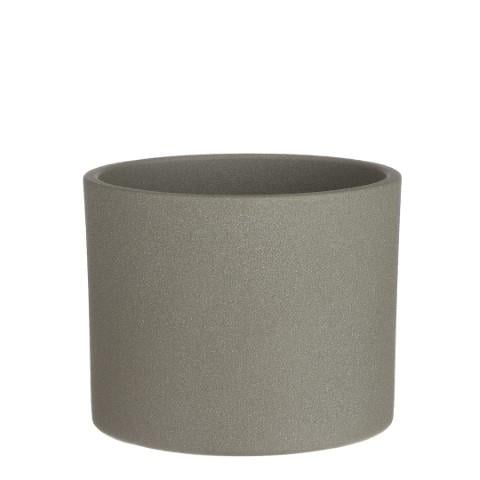 Mica Decorations - Era pot rond l.groen sand - h14,5xd17,5cm