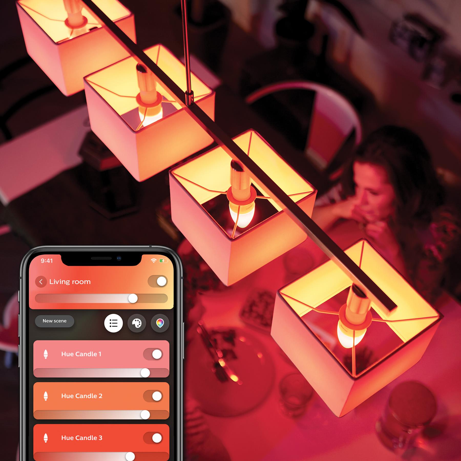 Philips Hue kaarslamp - wit en gekleurd licht - 1-pack - E14