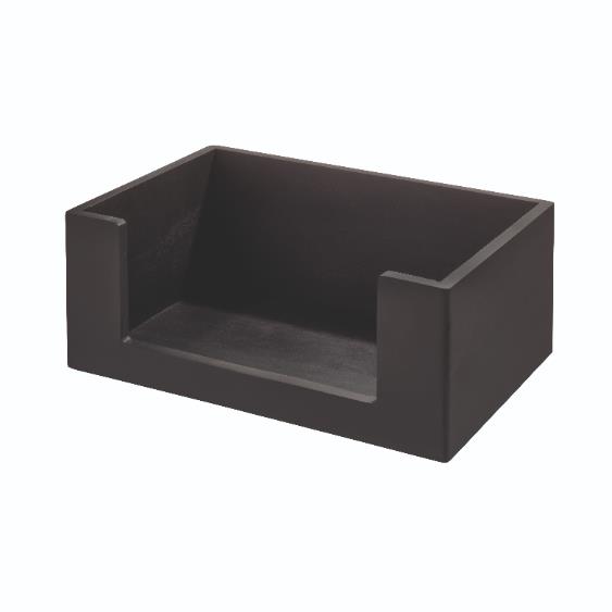 Idesign Opbergbox Open 25 5 X 38 X 15 Cm Paulownia Hout Zwart