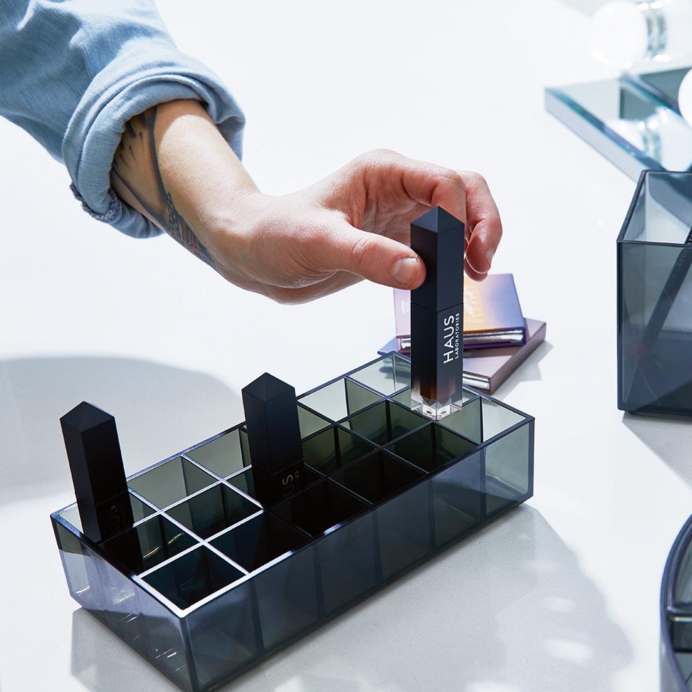 iDesign - Lipstick Organizer met 18 Vakken, 20.3 x 10.2 x 5.1 cm, Smok