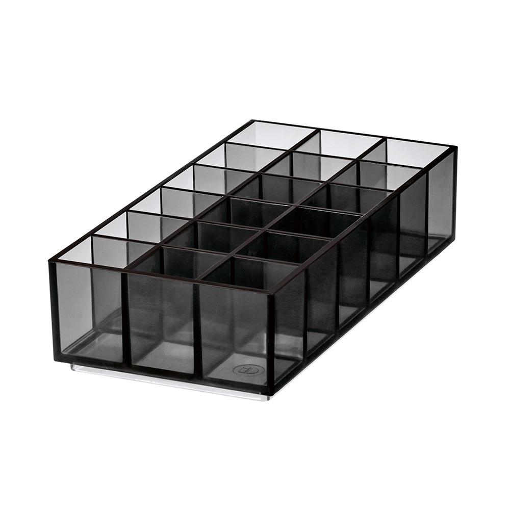 iDesign - Lipstick Organizer met 18 Vakken, 20.3 x 10.2 x 5.1 cm, Smok