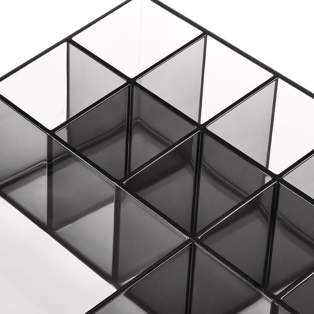 iDesign - Make-up Organizer met 13 Vakken, 30.5 x 20.3 x 7.6 cm, Smoke