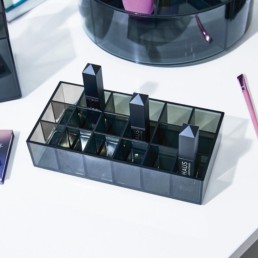iDesign - Lipstick Organizer met 18 Vakken, 20.3 x 10.2 x 5.1 cm, Smok