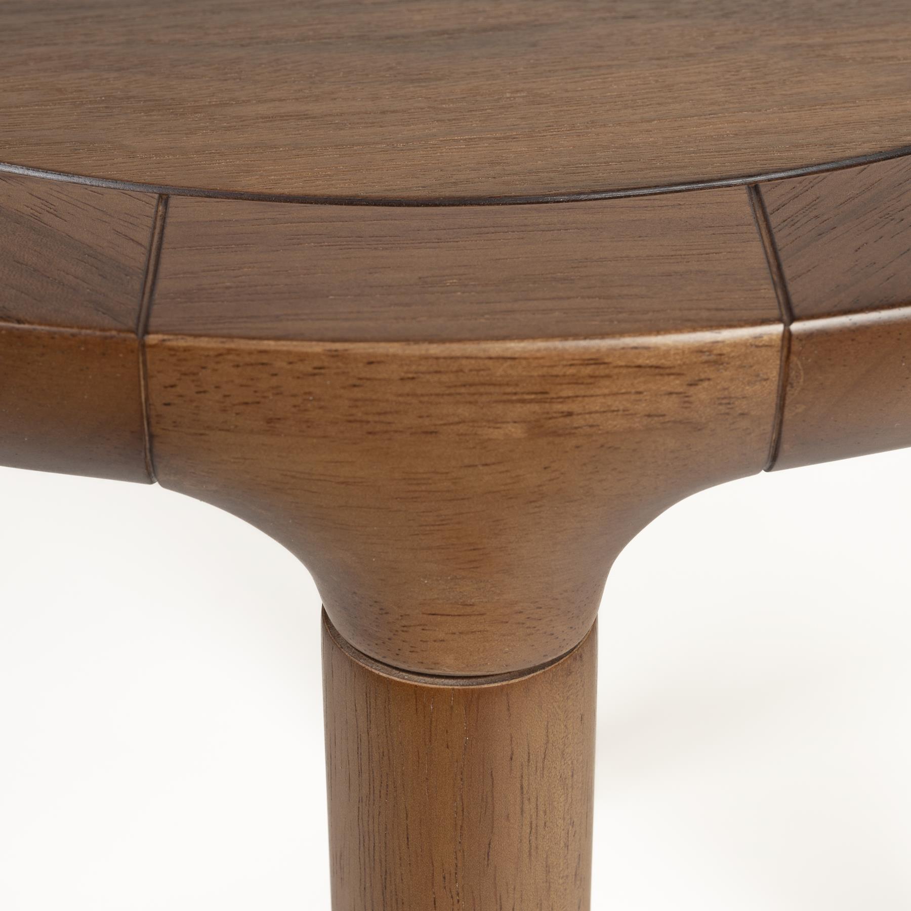 Zuiver Storm Bijzettafel - Ø 45 cm - Walnoot