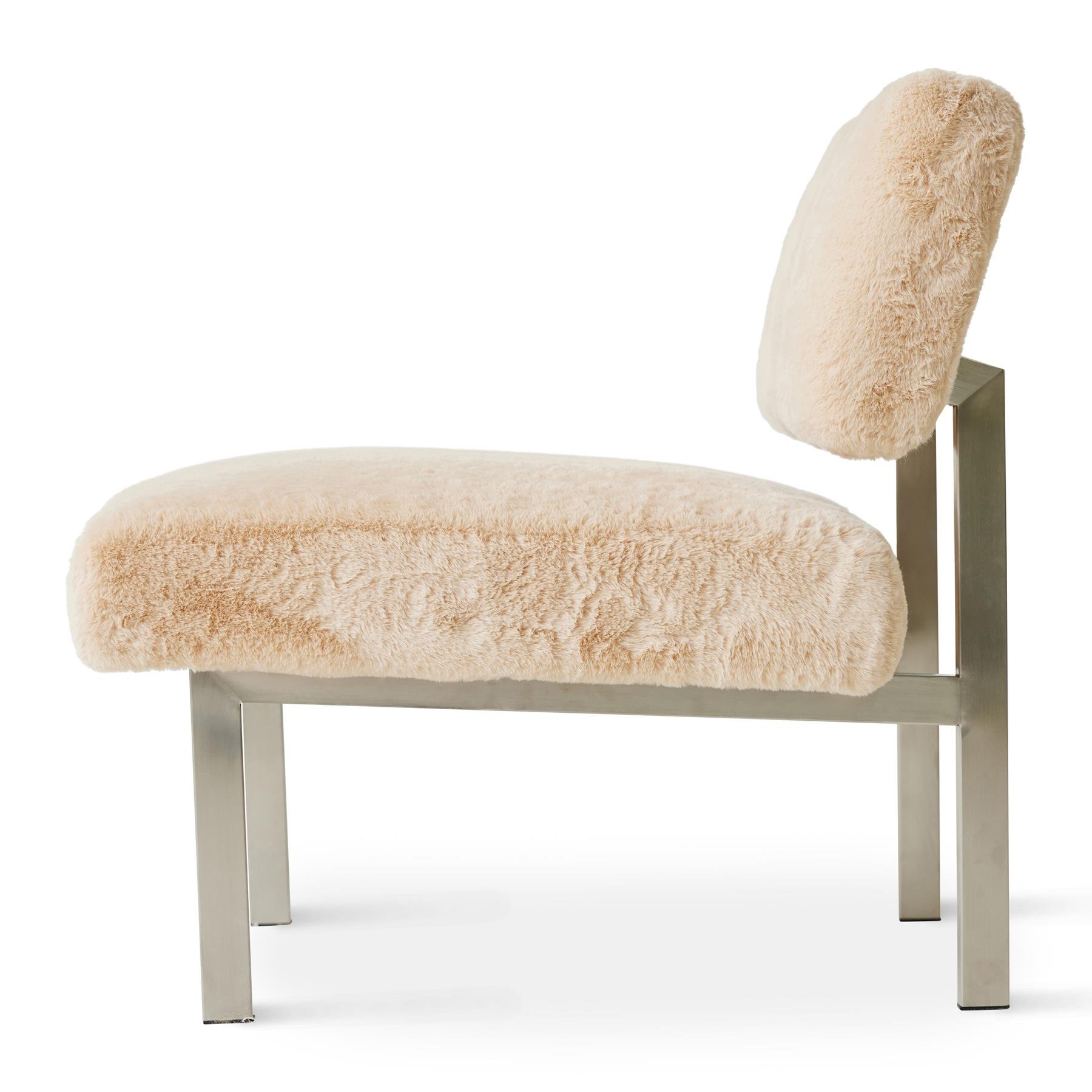 HKliving Furry Fauteuil - Champagne