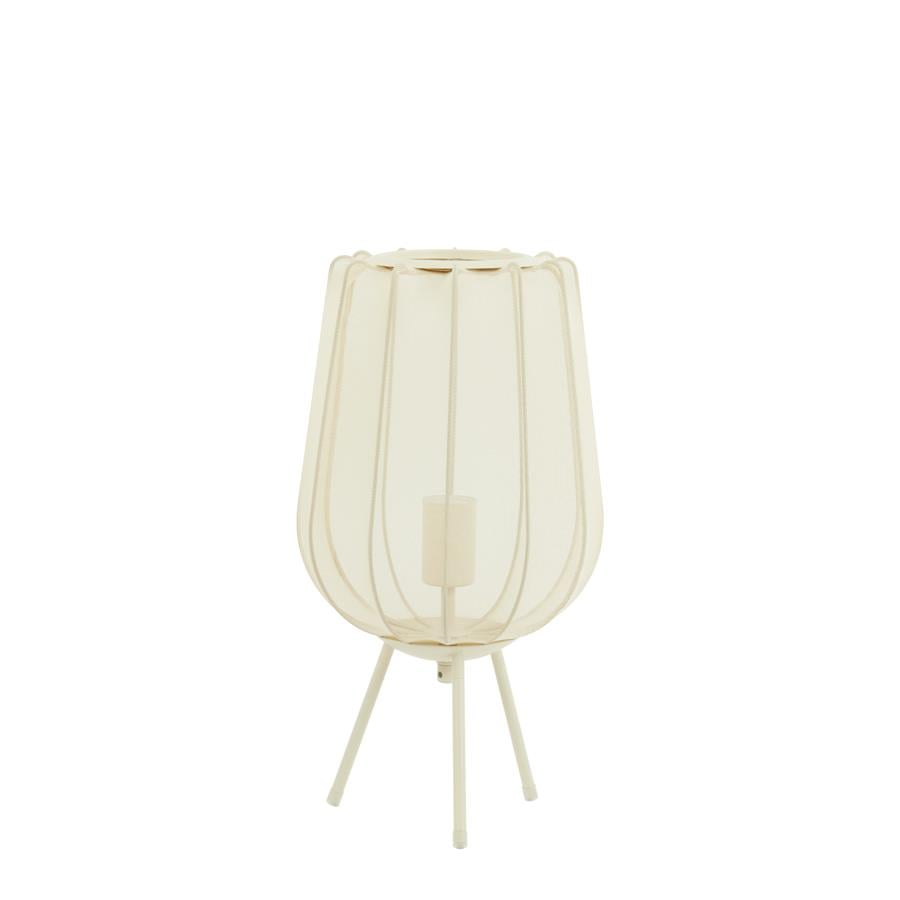 Light & Living Plumeria Tafellamp - H 45 x Ø 25 cm - Zand