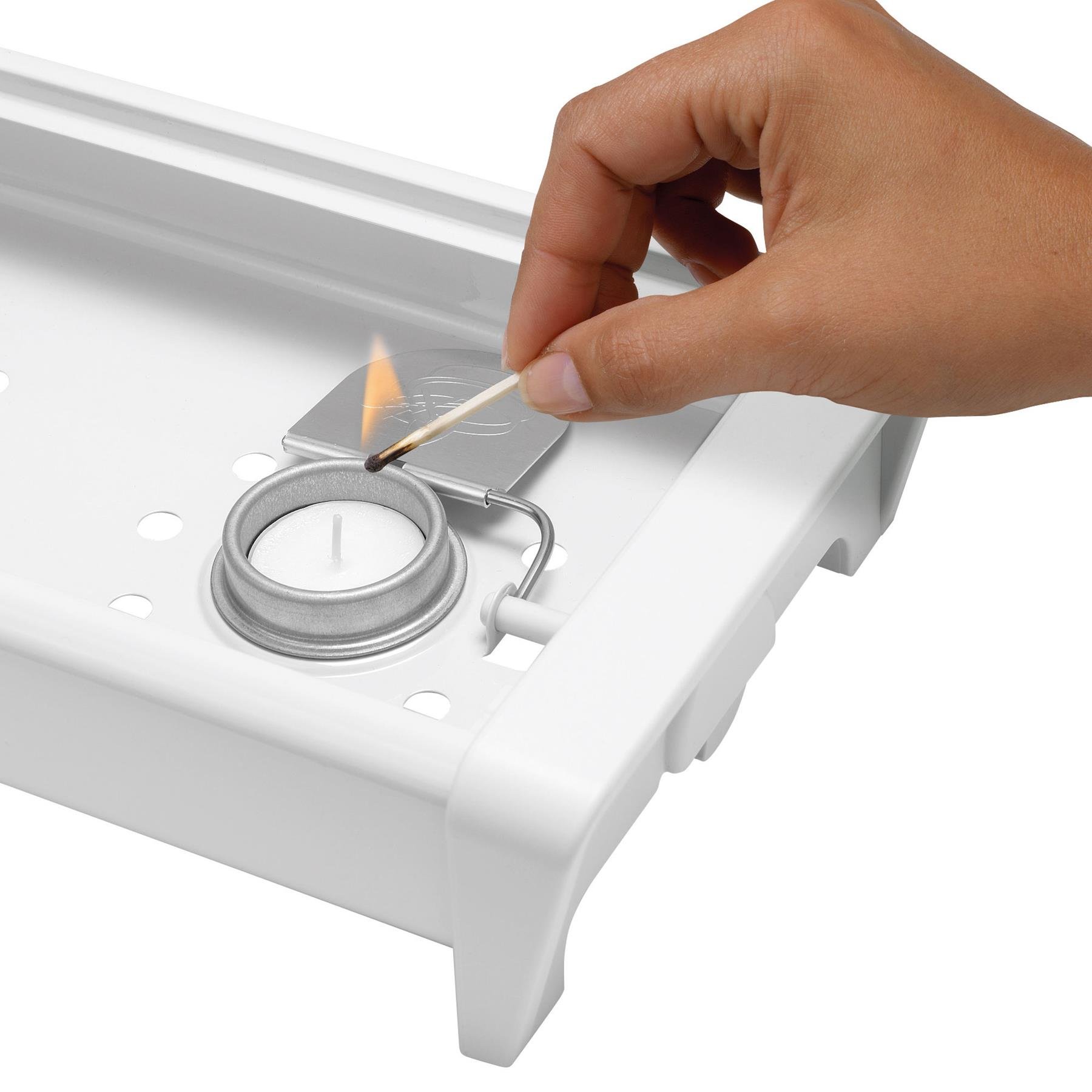 Brabantia Schotelwarmer 2 kaarsen mat