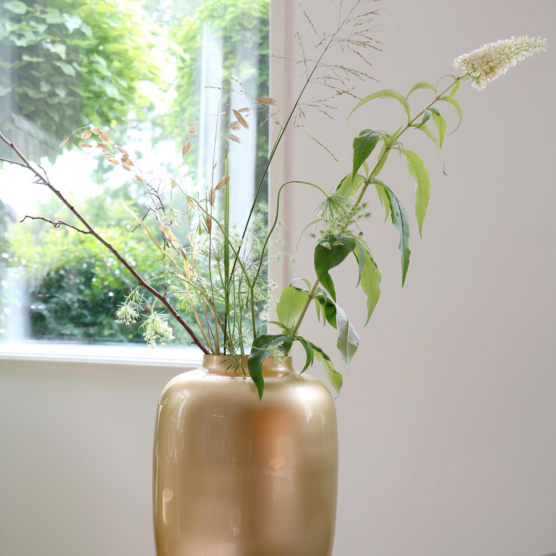 Vase The World Artic Gold Vaas M