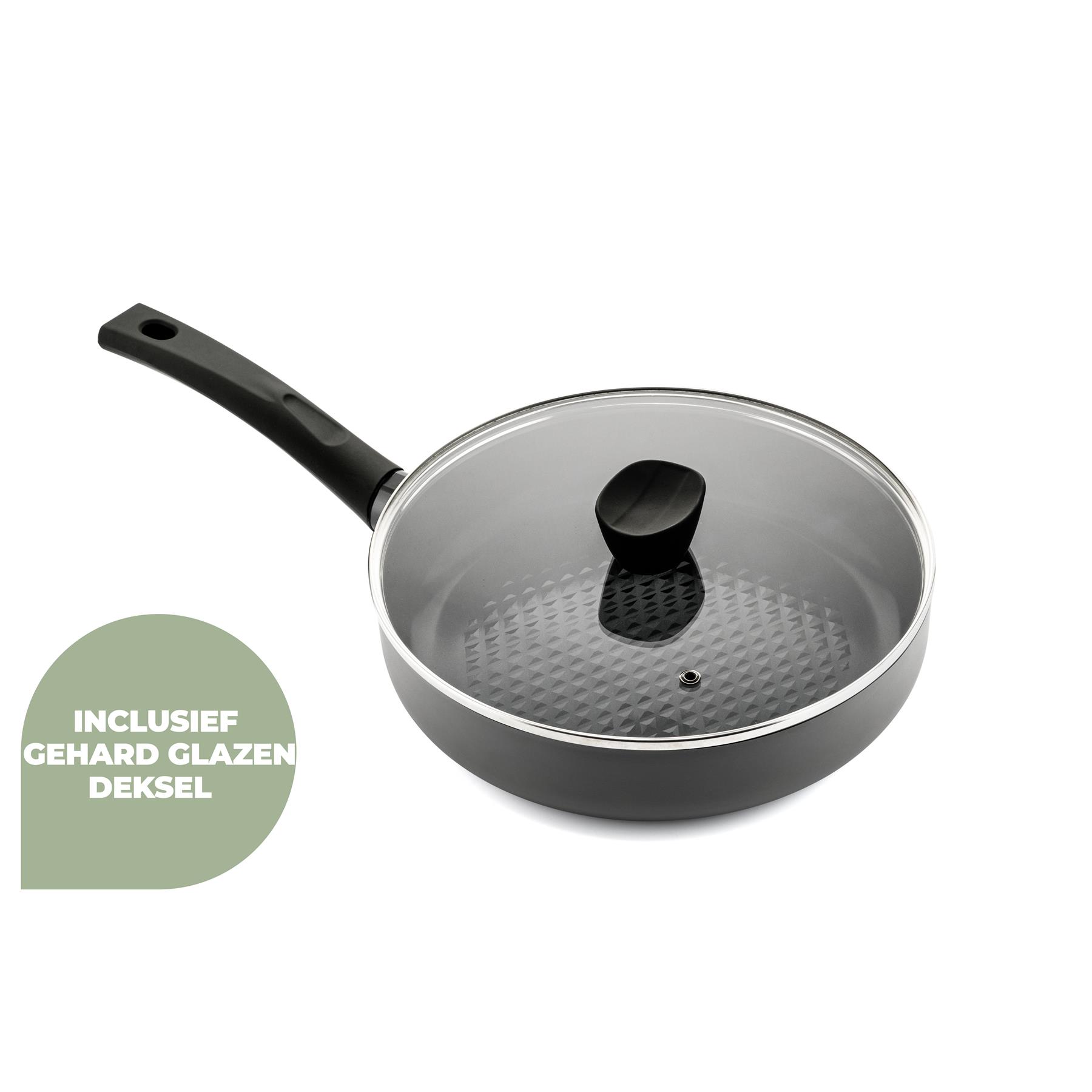 ISENVI Avon keramische hapjespan 26 CM - Ergo greep
