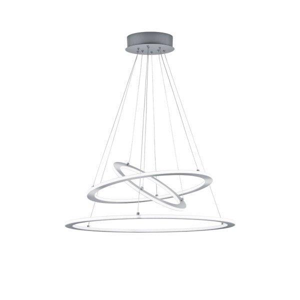 TRIO - Hanglamp Durban Nikkel Ø 80 cm  .