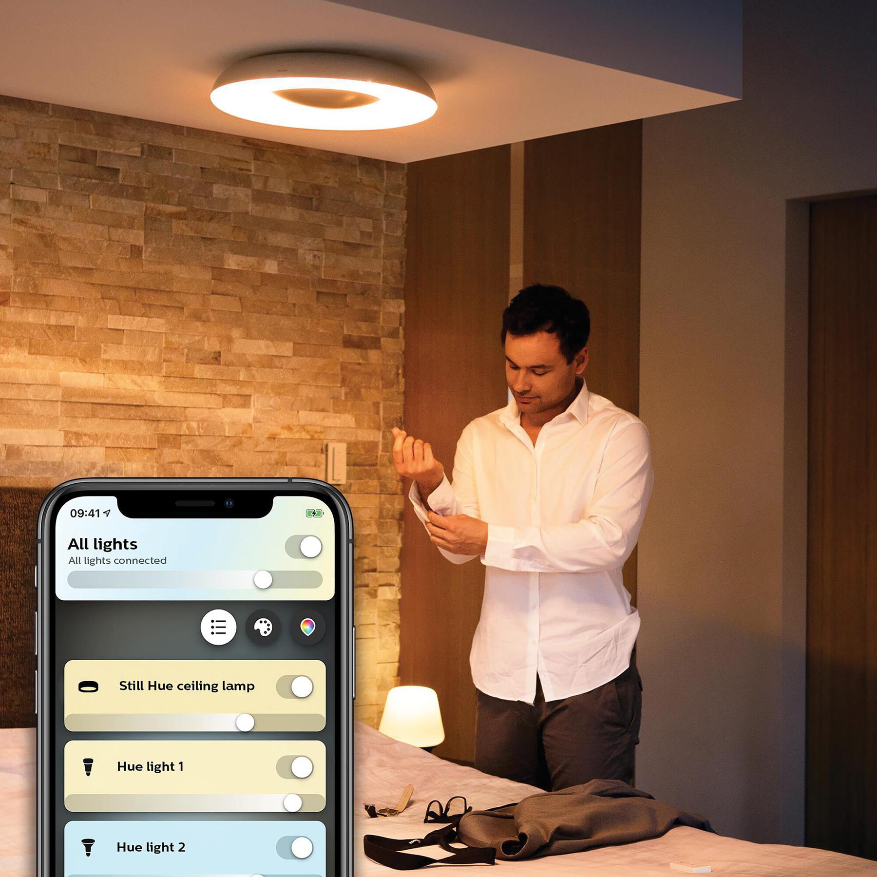 Philips Hue Still Plafondlamp - Zwart