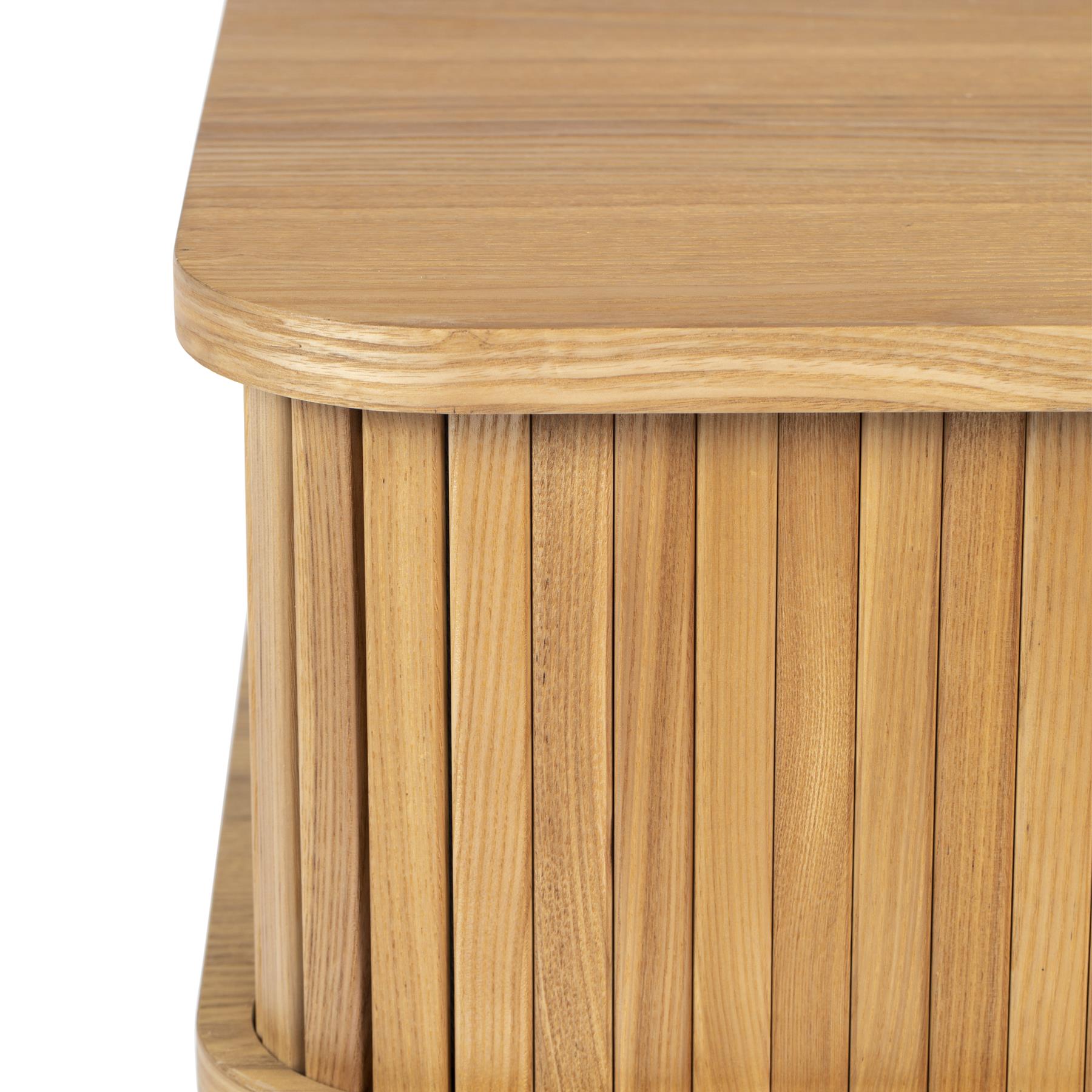Zuiver Barbier Bijzettafel - Eiken