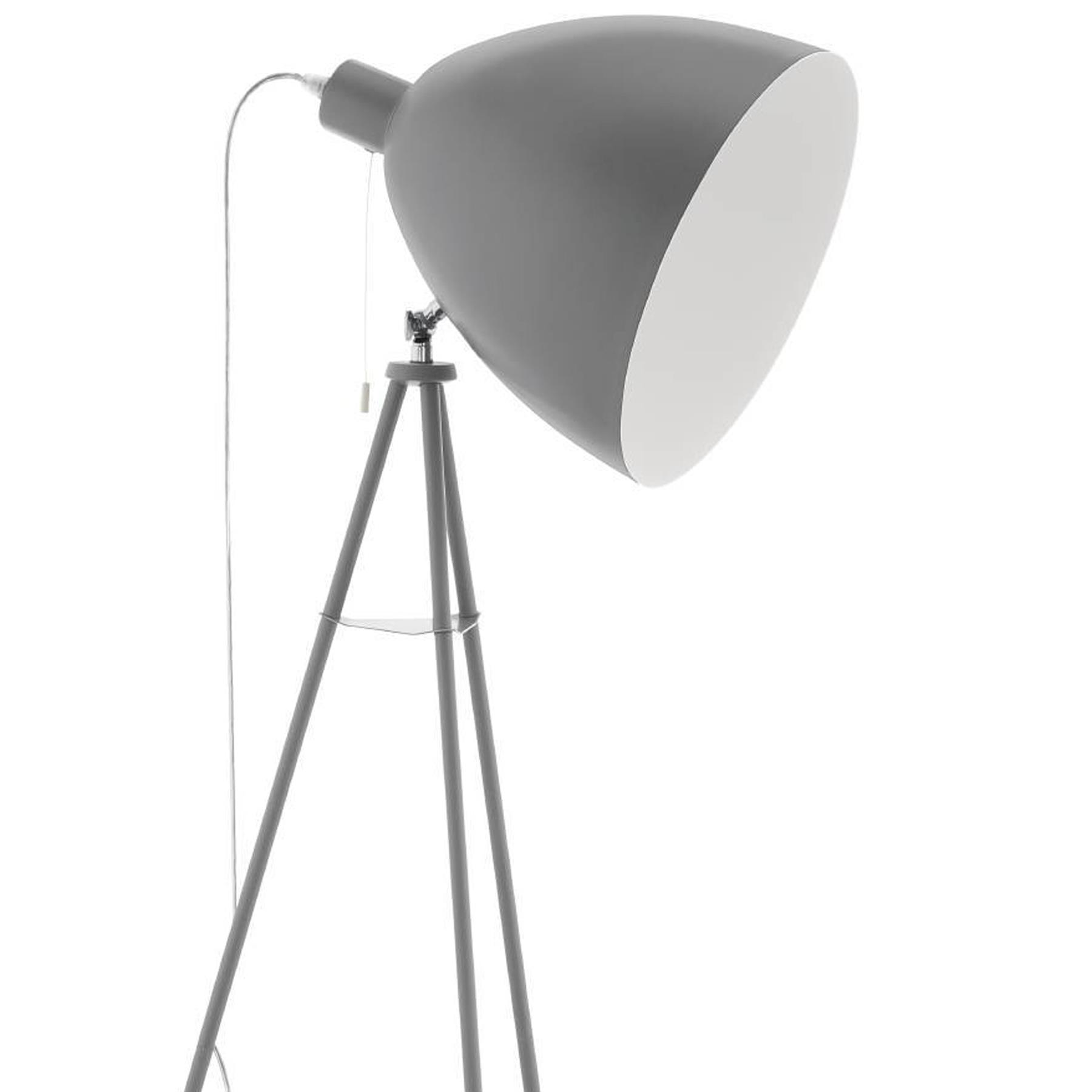 EGLO Dundee Vloerlamp - E27 - 135,5 cm - Grijs