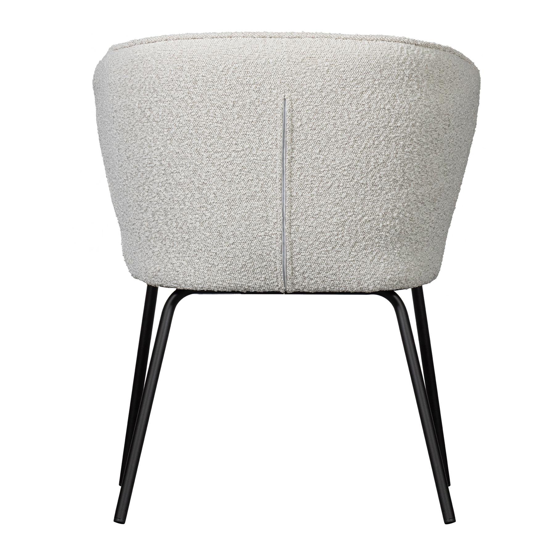 BePureHome Admit Eetkamerstoel - Bouclé Naturel