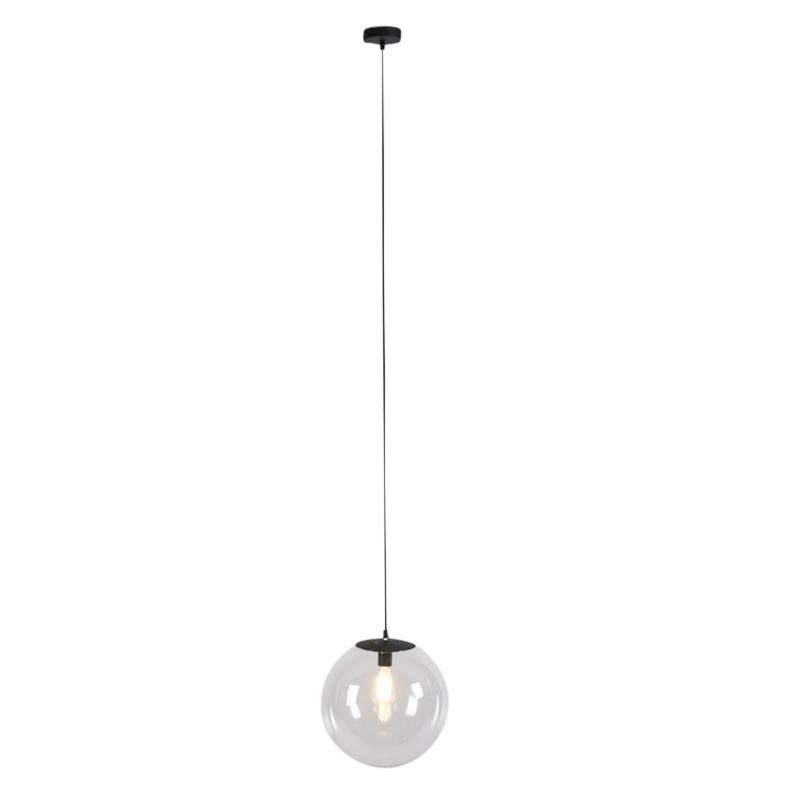 QAZQA Smart hanglamp transparant 35 cm incl. WiFi A60 - Pallon