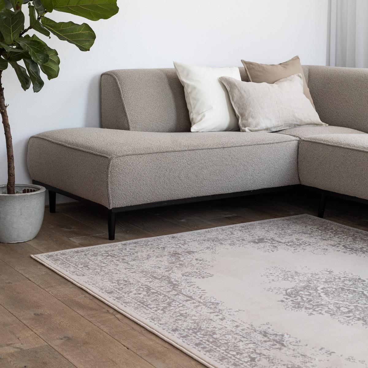Interieur05 Vintage Vloerkleed Keshan Zand|Beige - 160 x 230 cm