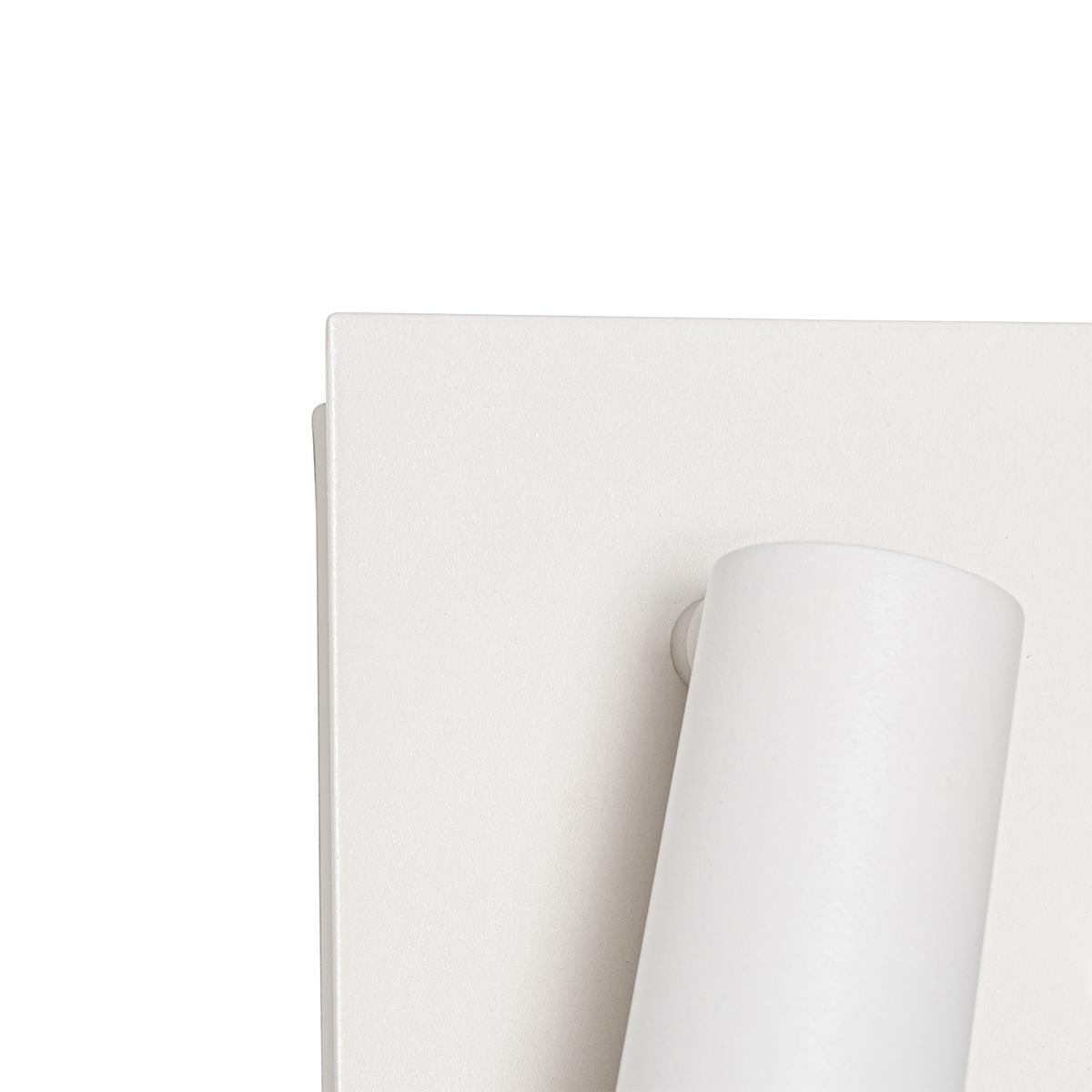 QAZQA Buiten wandlamp wit incl. LED 2-lichts bewegingssensor- Simon
