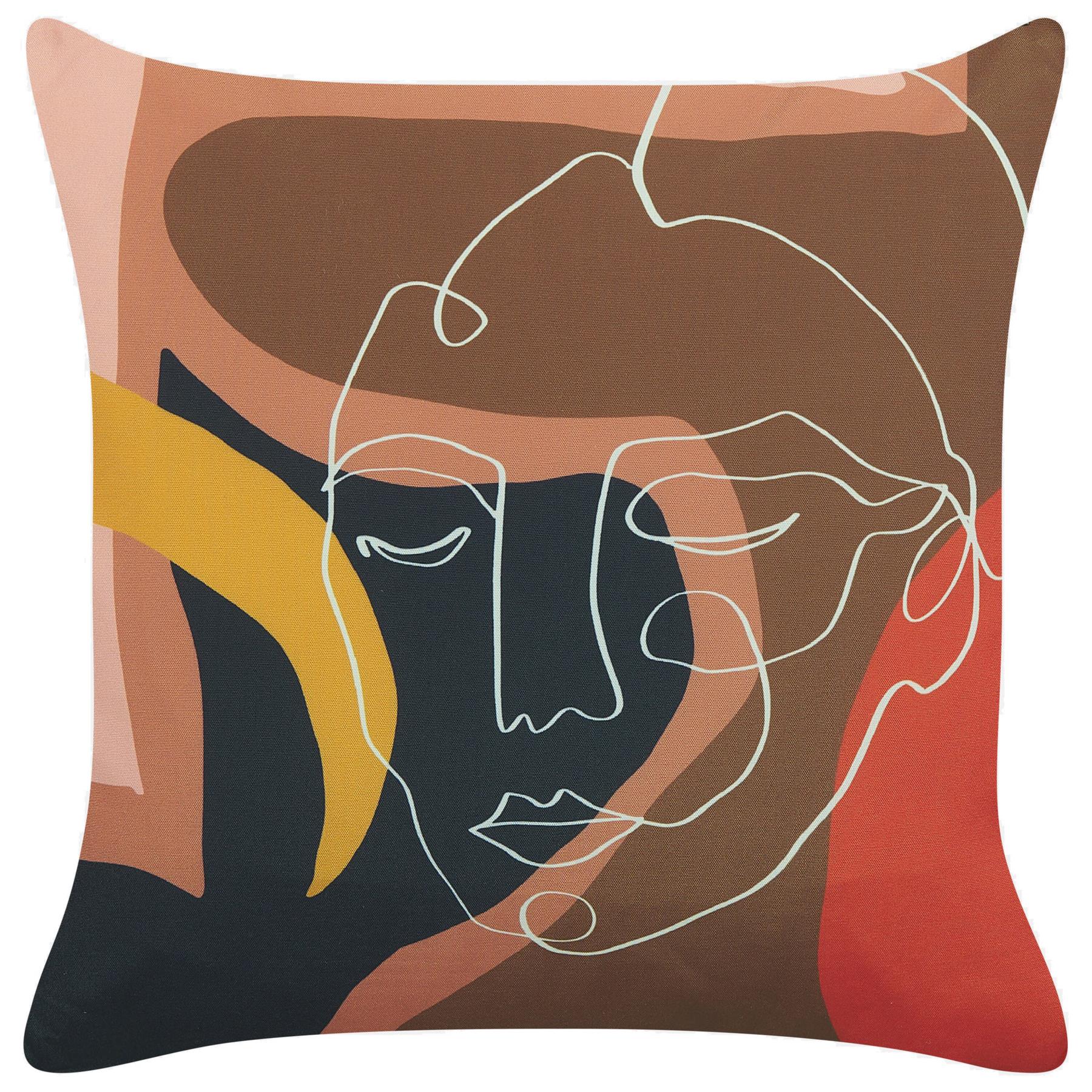 Beliani-HYACINTH -Sierkussen set van 2-Multicolor-45 x 45 cm-Polyester