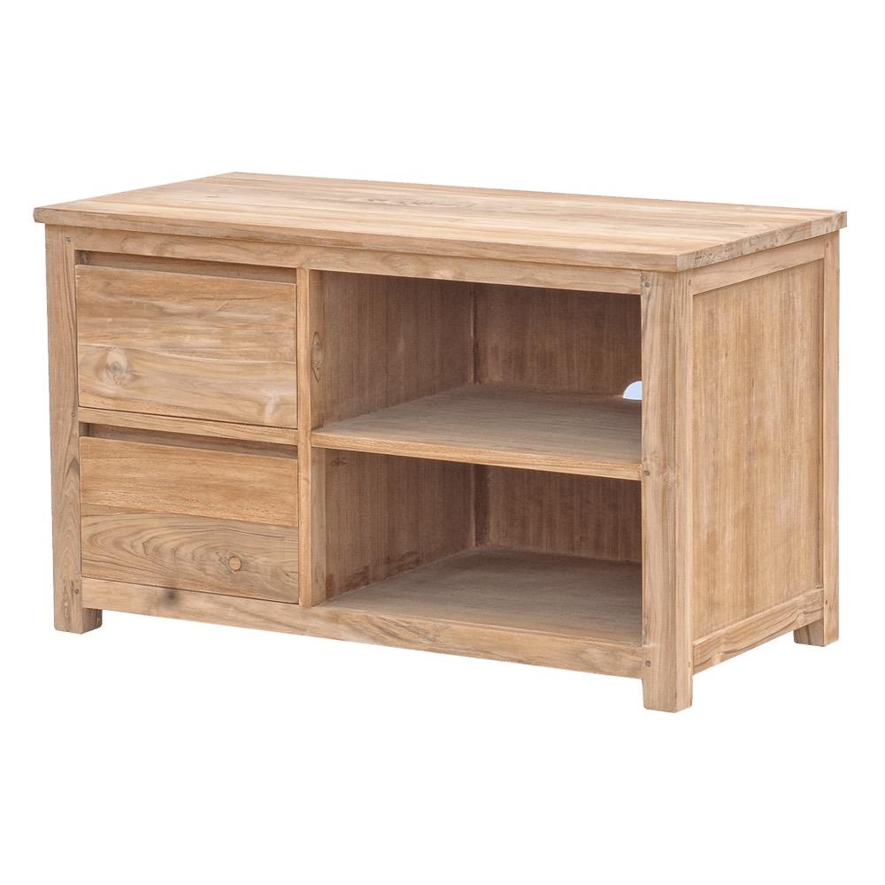 Tower Living | Corona TV meubel | Teakhout | Bruin | 100 x 50 x 60 (h)