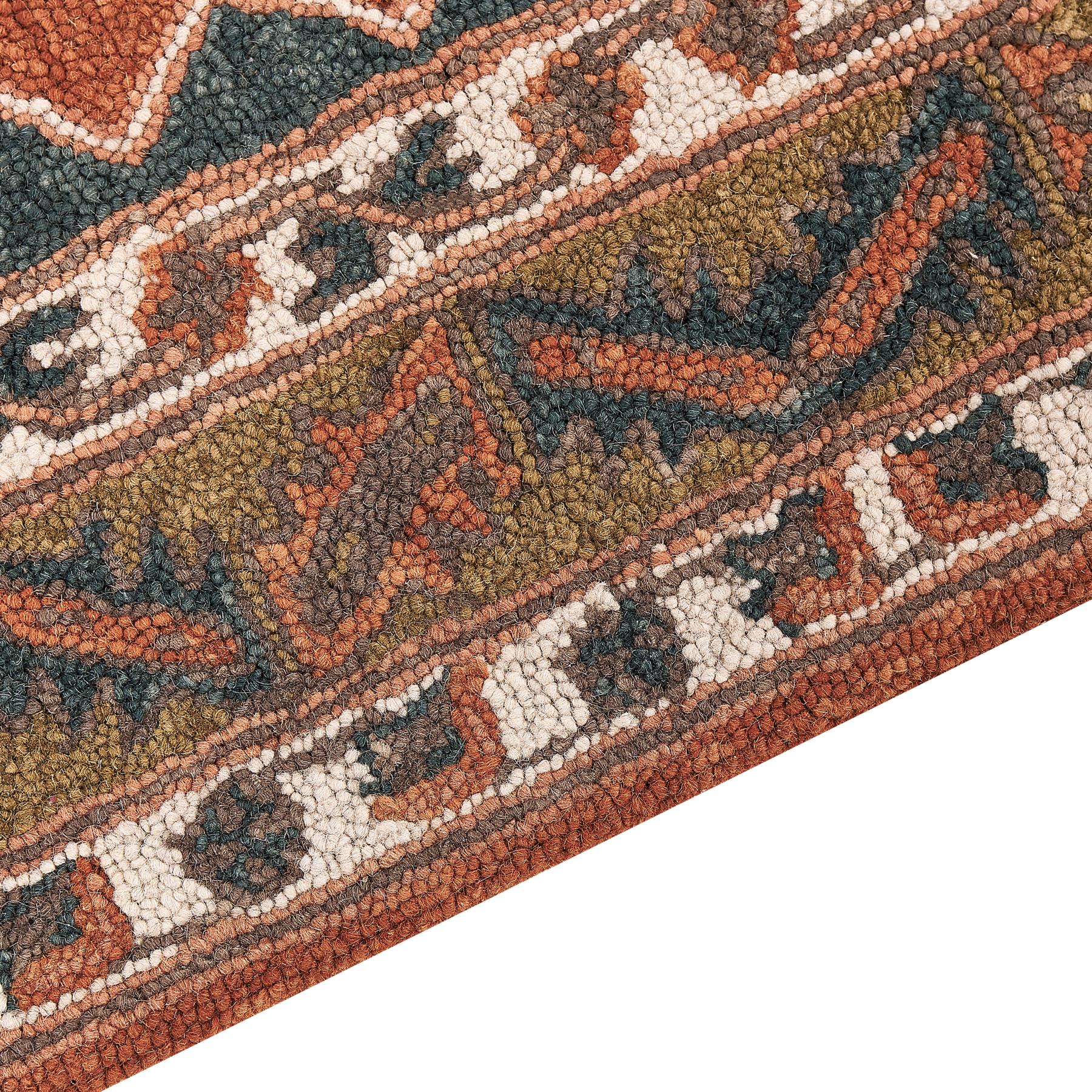 Beliani - GELINKAYA - Vloerkleed - Multicolor - 200 x 200 cm - Wol