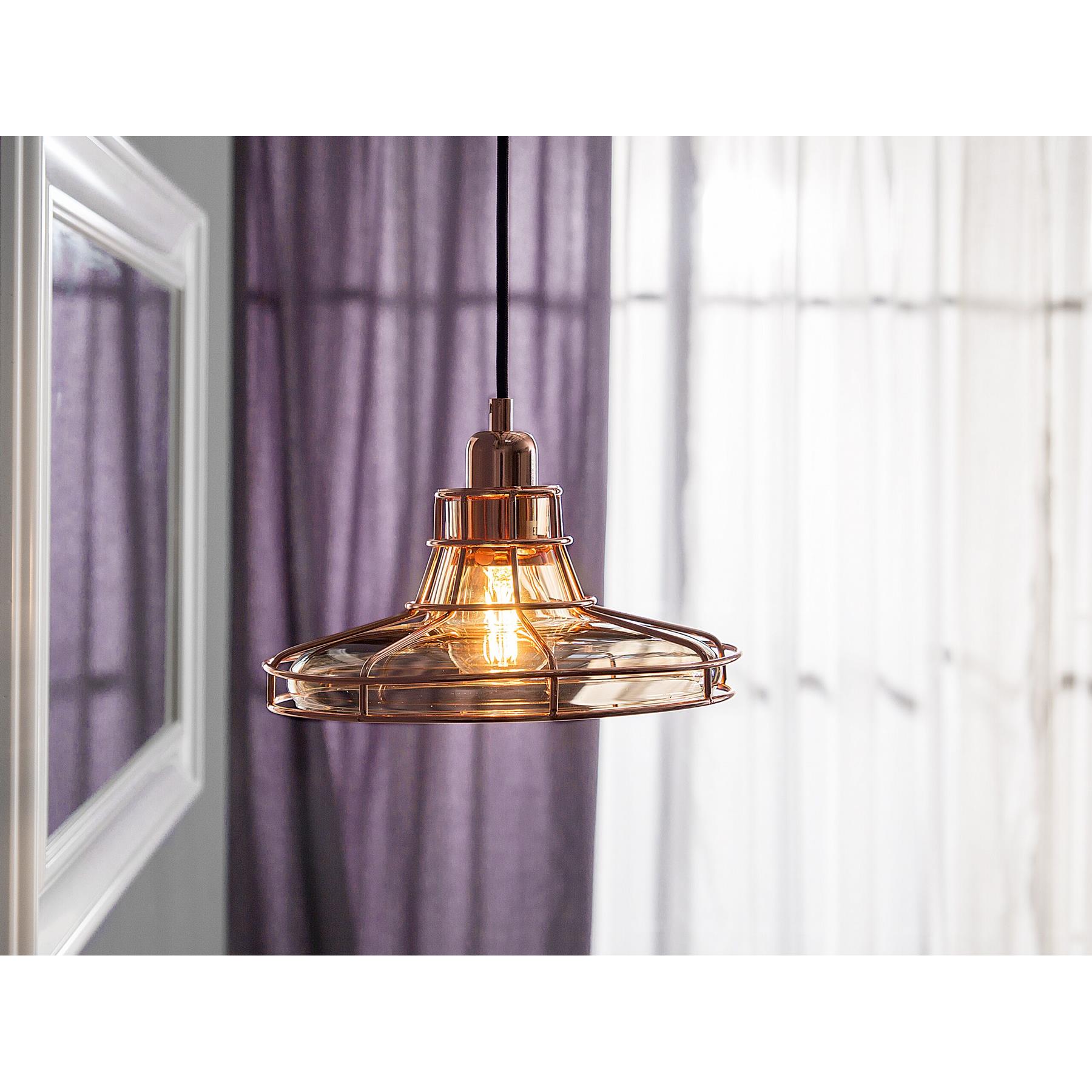 Beliani - TORRE - Hanglamp - Koper - Glas